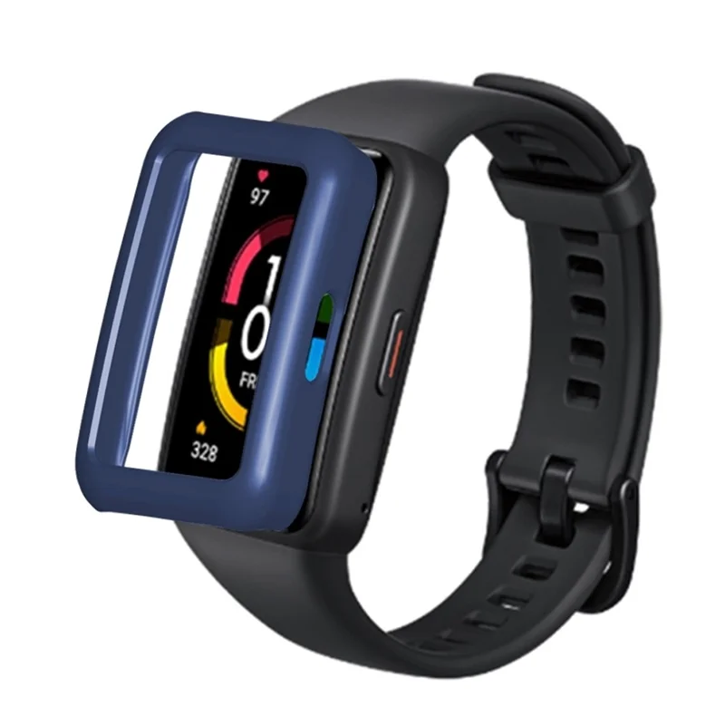 Hard PC Full Protection Case Shell Frame for Huawei Honor 6 Smart Bracelet - Midnight Blue