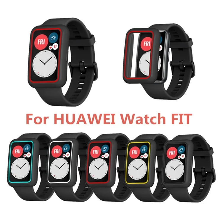 TPU Soft TPU Smart Resposta Casa de Casa de Proteção Tampa Para Huawei Watch Fit