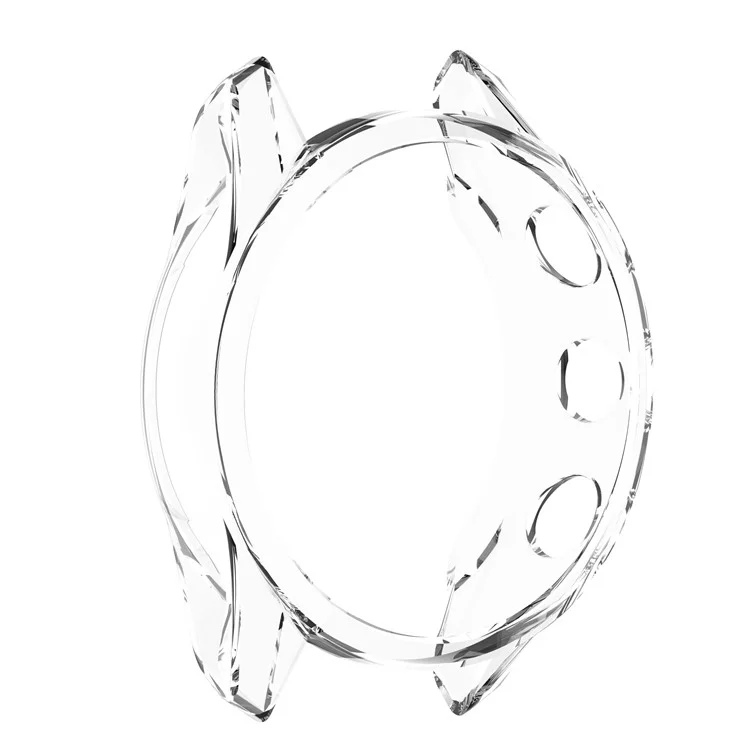 Transparent Flexible TPU Protective Watch Case for Garmin Approach S62 - Transparent