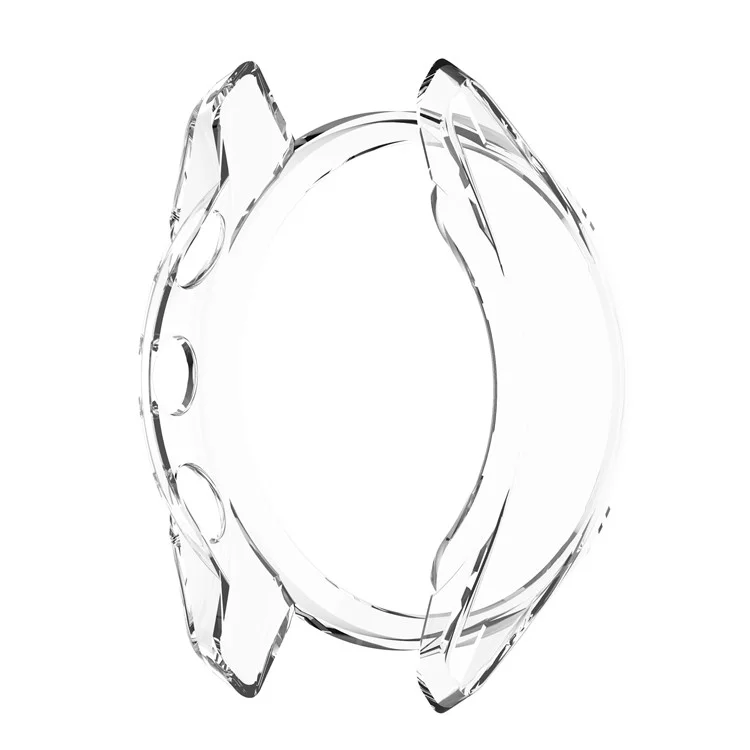 Transparent Flexible TPU Protective Watch Case for Garmin Approach S62 - Transparent