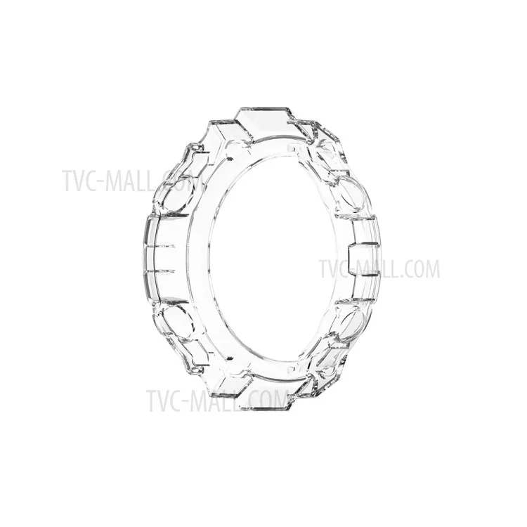Étui de protection en TPU souple et transparent pour montre connectée Huami Amazfit T-Rex A1918 - Blanc 