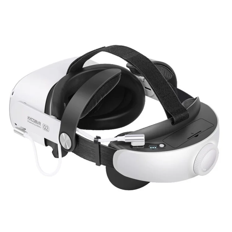 KKCOBVR Rangage de Tête Réglable Confort de Support Amélioré Touch Touche Battre de Batterie Battre Battre Pour Oculus Quest 2 VR