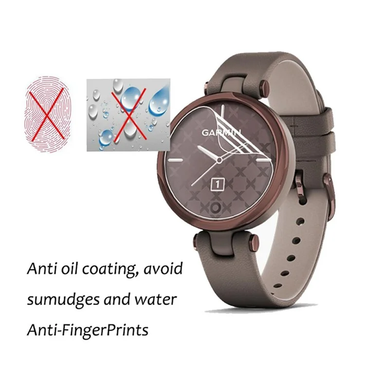 Soft TPU Smart Watch Screen Protector Anti-Scratch Hydrogel Film for Garmin Lily