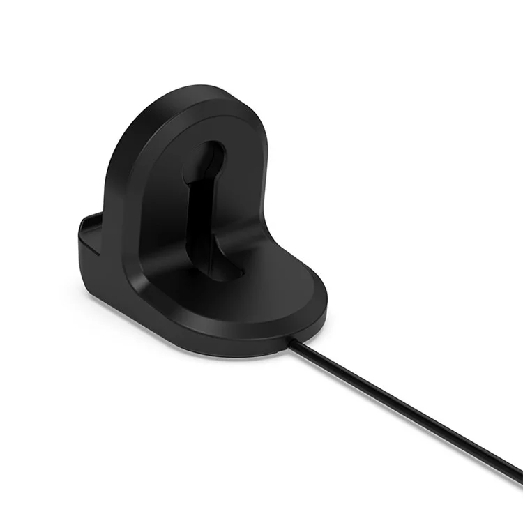Универсальная Силиконовая Зарядка Подходит Для Huami Gtr3 / GTR2 / T-rex 2 Smart Watch Halger Holder Nonslip Base Charger Station Без Кабеля - Черный