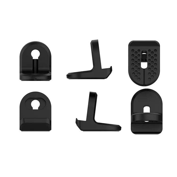 Универсальная Силиконовая Зарядка Подходит Для Huami Gtr3 / GTR2 / T-rex 2 Smart Watch Halger Holder Nonslip Base Charger Station Без Кабеля - Черный