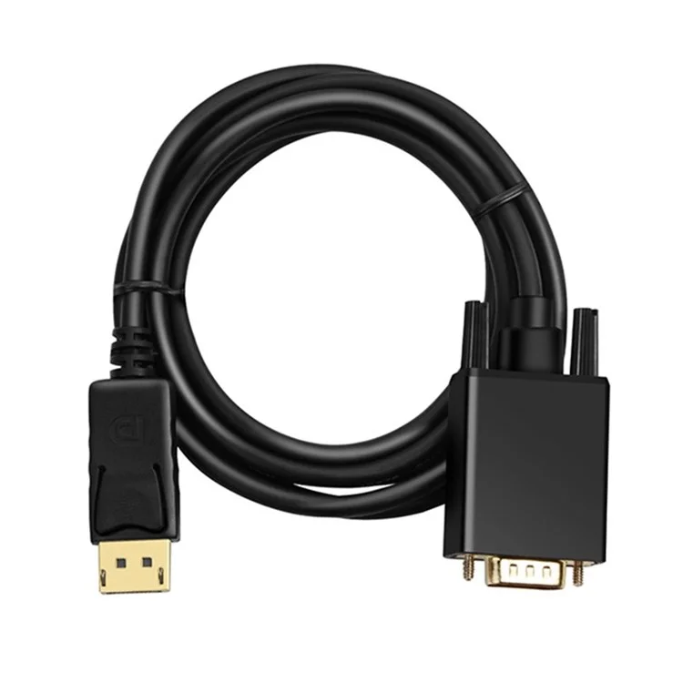 HX114 1,8 Млн. DP в VGA Cable 1080P HD Высокоскоростной Шнур с Чипом