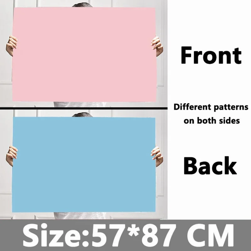 57x87cm Double-Sided Backdrop Photography Background Paper Morandi Pure Color Waterproof Photo Backdrop - 19