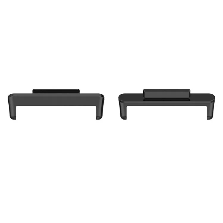 Für Huawei Watch Fit 2 / Fit 2 Active 1 Paar 20mm Uhr-Adapter Metallverbinder Uhrenarmband-Zubehör - Schwarz