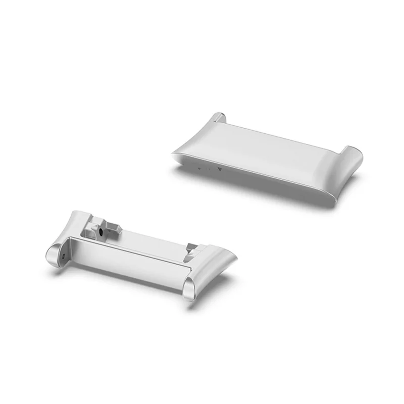 1 Pair Watch Band Adapter for Oppo Watch Free, Stainless Steel Watch Strap Connector Accessory - Silver