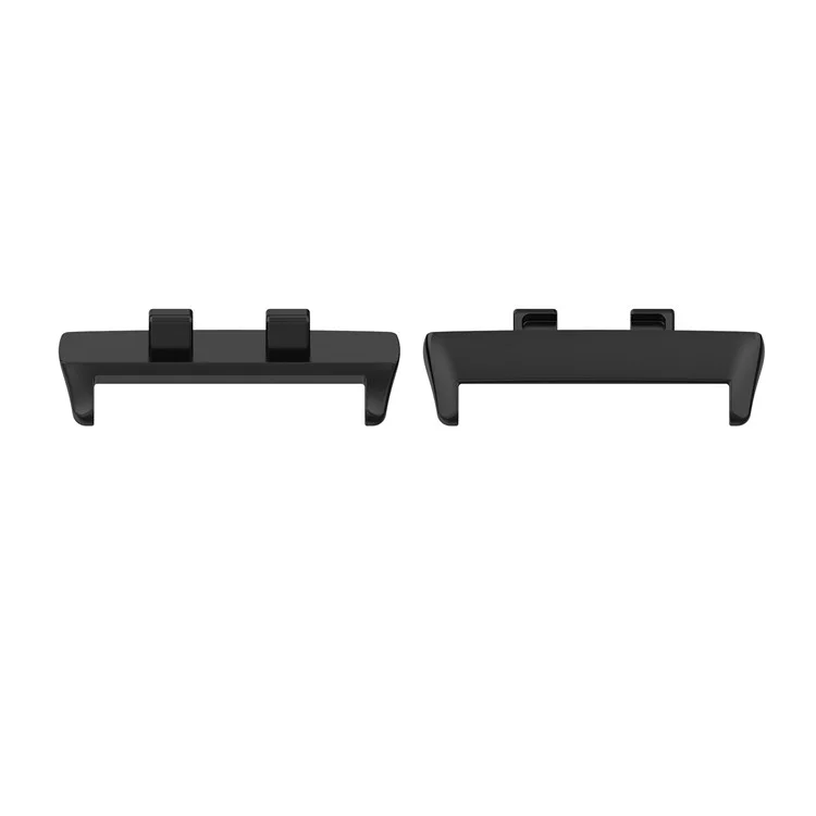 1Pair Metal Adapter for Oppo Watch 3, Watch Band Connector Replacement Kit Fits 20mm Strap - Black
