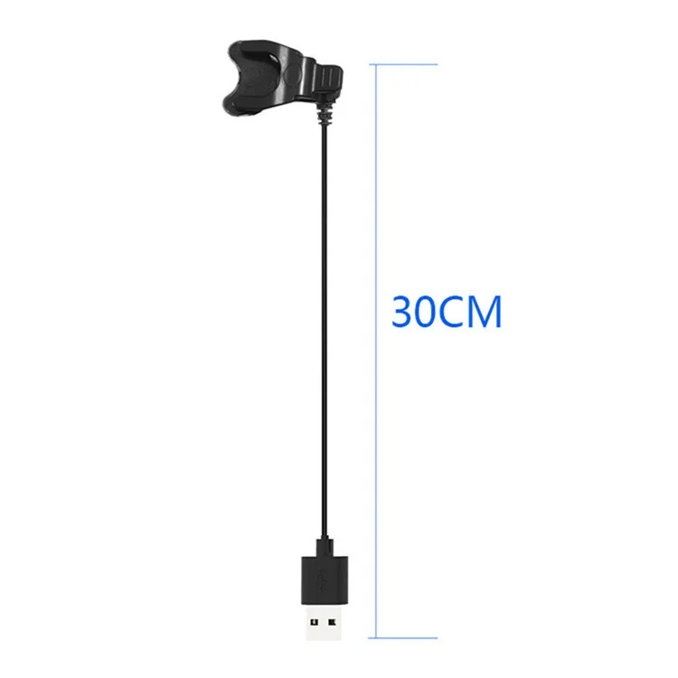 HW22 30cm Universal USB Power Cable Magnetic Charging Cord Smart Watch Clip Charger Line