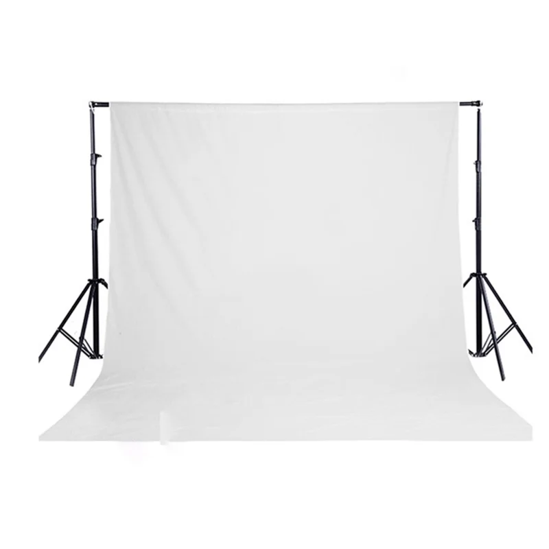2mx2m Achtergrond Fotografie Fotobekleding voor Videoproduktie, Streamen, Gaming - Wit