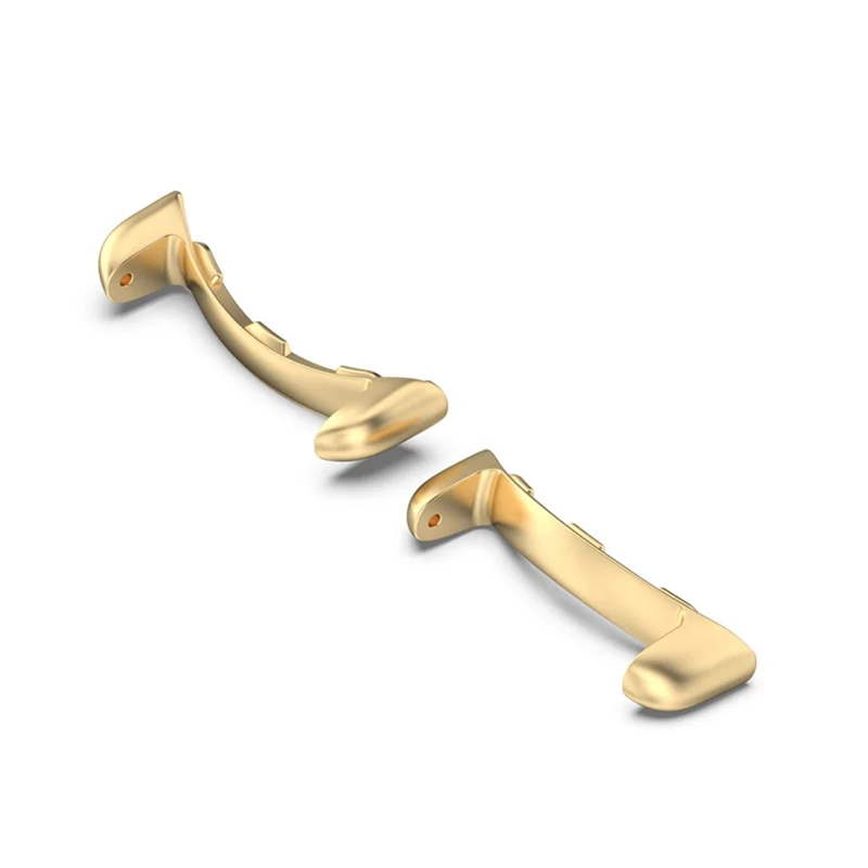 1 Pair Watch Band Adapter for Google Pixel Watch, Zinc Alloy Arc Watch Strap Connector Fits 20mm Strap - Gold