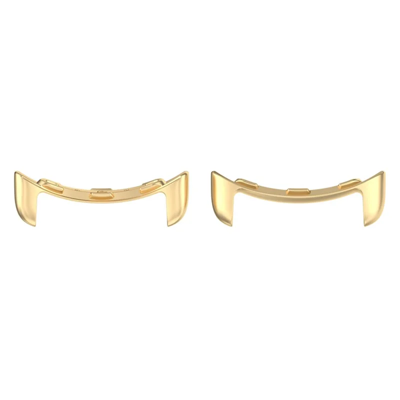 1 Pair Watch Band Adapter for Google Pixel Watch, Zinc Alloy Arc Watch Strap Connector Fits 20mm Strap - Gold