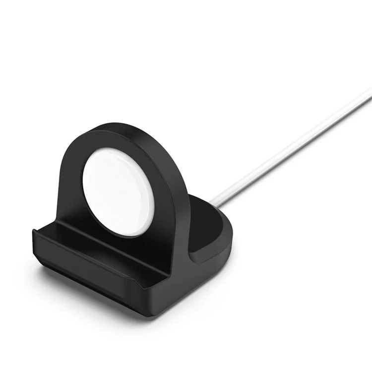 Für Google Pixel Watch Ladegerät Halter Desktop Smart Watch Silikon Ladestativ Basis - Schwarz