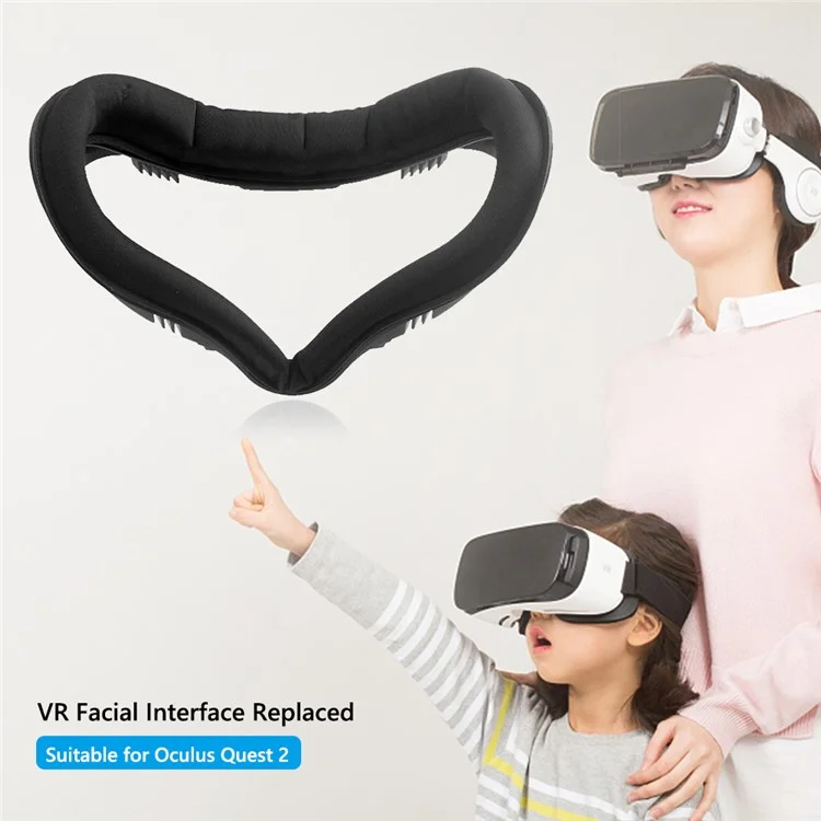 Per Oculus Quest 2 Light Blocking VR Facial Interface Replacement Face Pad Anti-sweat Eye Mask Cover VR Glasses Accessories