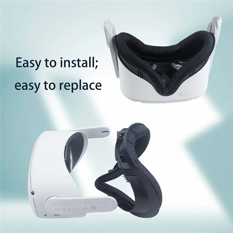 Per Oculus Quest 2 Light Blocking VR Facial Interface Replacement Face Pad Anti-sweat Eye Mask Cover VR Glasses Accessories