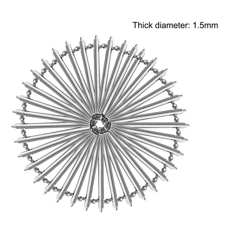 550 pares de pasadores de resorte de acero inoxidable de 22 mm Pins Watch Strap Band Pins Lug Links Kit