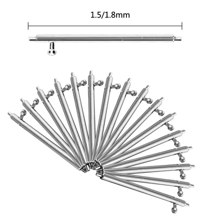 550 Pairs 24mm Stainless Steel Watch Strap Spring Bars Pins Watch Band Lugs Links Tool