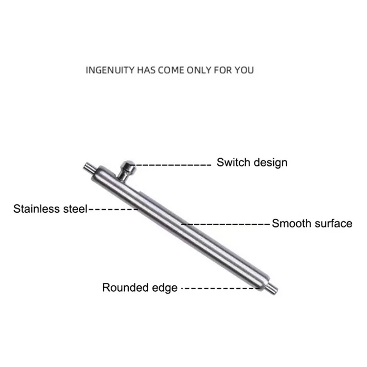 550 Pairs 24mm Stainless Steel Watch Strap Spring Bars Pins Watch Band Lugs Links Tool