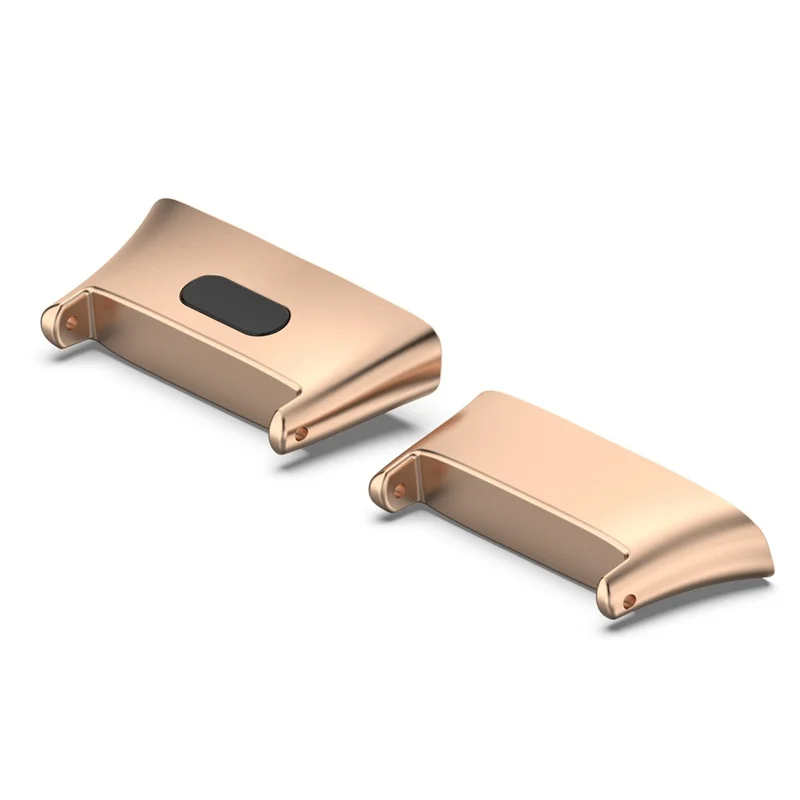 1Pair For Xiaomi Redmi Watch 3 / Mi Watch Lite 3 Metal Watch Strap Adapter Watch Band Connector 20mm - Rose Gold