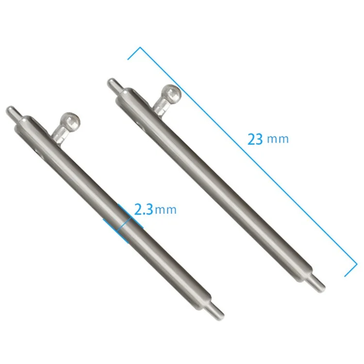 2Pcs For Fitbit Blaze 23mm Metal Quick Release Watch Strap Spring Bar Watch Band Pins
