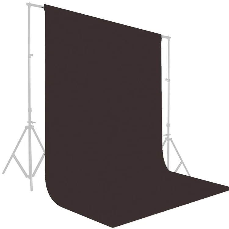 3x3m Fotografie Backdrops Foto Studio Backdrop Grüne Bildschirm Chromakey Fotoshooting Hintergrund - Dunkler Kaffee