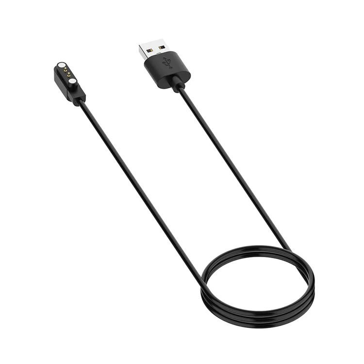 For OnePlus Nord Smart Watch Plastic Charger 60cm USB Magnetic Adsorption Charging Cable