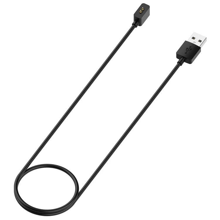 Para Xiaomi Mi Band 9 NFC / Mi Band 9 / Smart Band 8 / Redmi Watch 4 / Redmi Band 2, Cable de carga de 60 cm Portátil Cable de carga para reloj inteligente - Negro