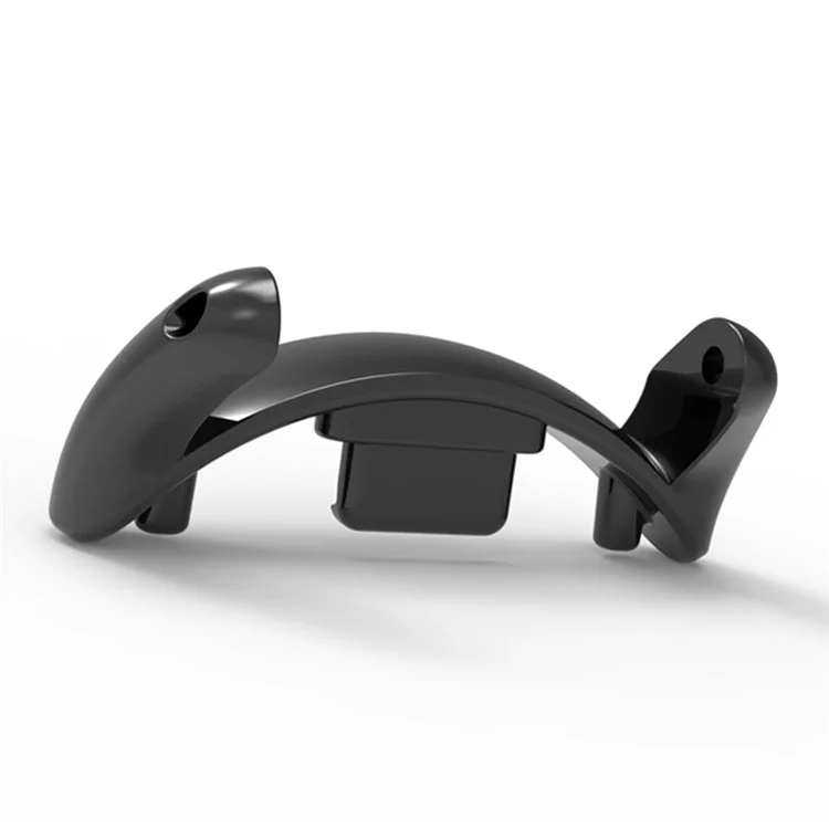 1 Pair For Xiaomi Smart Band 9 NFC / 9 / 8 / 8 NFC 12mm Watch Strap Connector Stainless Steel Watchband Adapter - Black