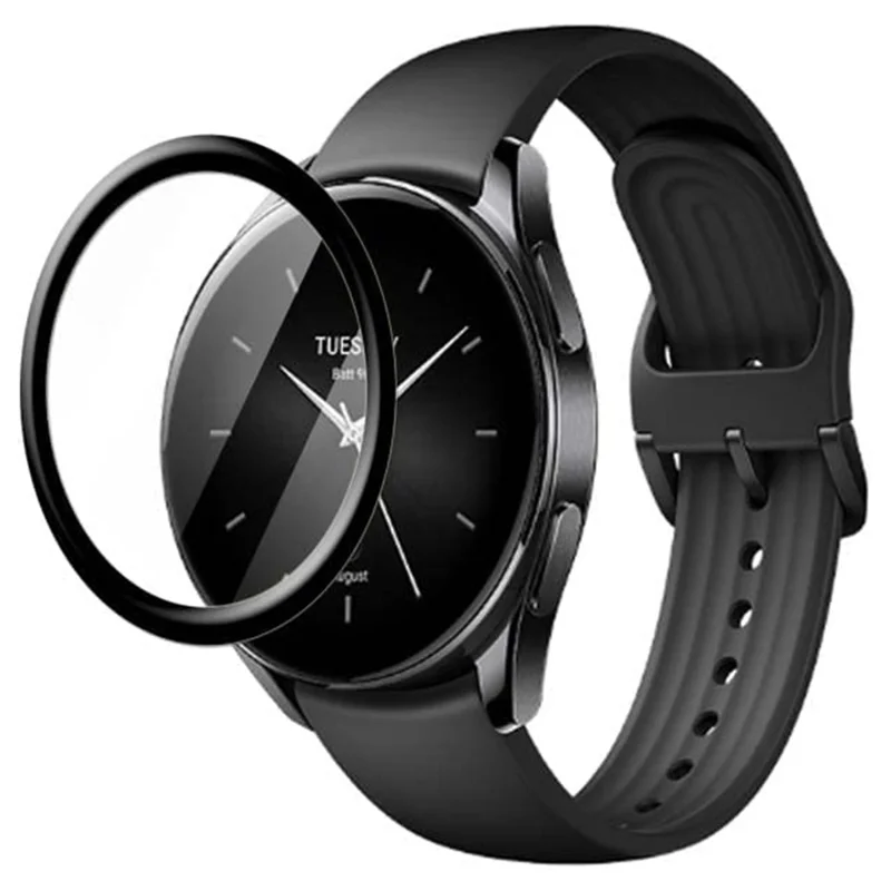 1 Pieza para Xiaomi Watch S2 46mm Protector de Pantalla 3D de Reloj PET+PPT Anti-arañazos Película Protectora de Pantalla