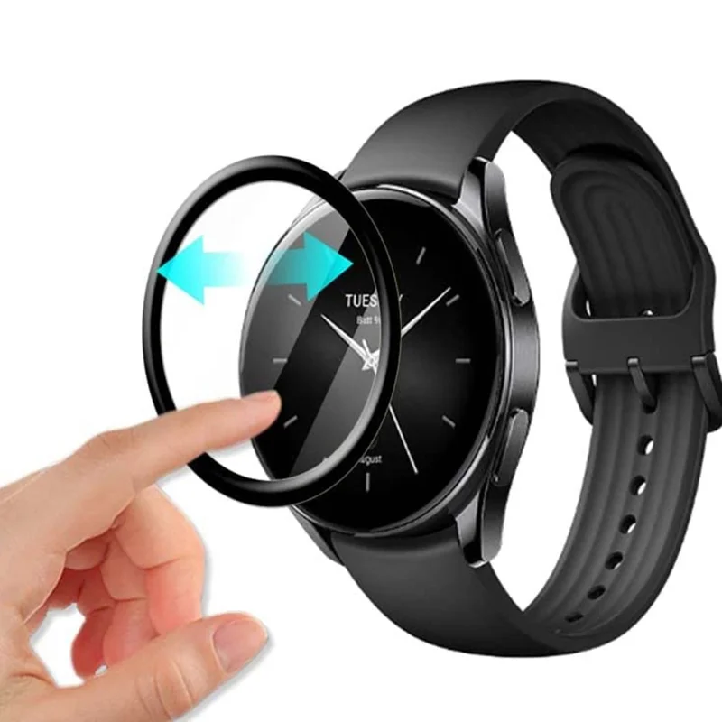 1 Pieza para Xiaomi Watch S2 46mm Protector de Pantalla 3D de Reloj PET+PPT Anti-arañazos Película Protectora de Pantalla