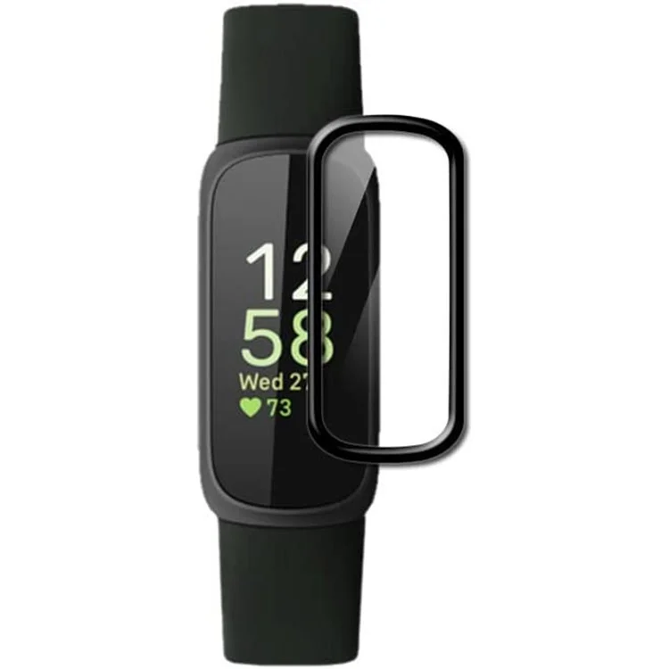 1Pieza Para Fitbit Inspire 3 Smartwatch Protector de Pantalla de Alta Definición Claro PET+PPT Película 3D