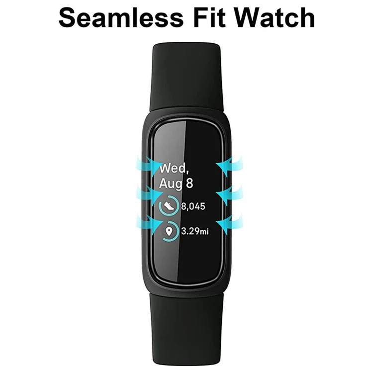 1Pieza Para Fitbit Inspire 3 Smartwatch Protector de Pantalla de Alta Definición Claro PET+PPT Película 3D