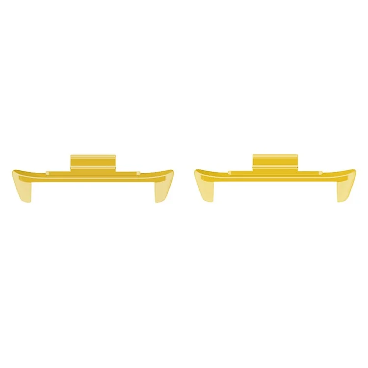 1 Pair 20mm Watch Strap Connector for Xiaomi Smart Band 9 Pro / 8 Pro / Redmi Watch 4 Watchband Metal Adapter - Gold
