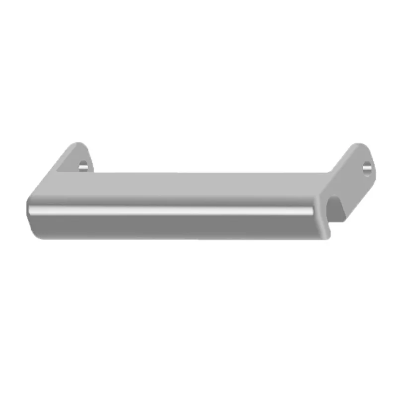 1 par de conectores de metal universales de 22 mm a 20 mm Barras de resorte Conector Adaptador de correa de reloj - Plata