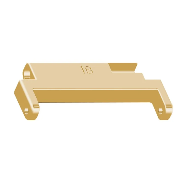 1 Pair For Huawei Watch GT 4 41mm Metal Adapter Universal 18mm to 20mm Watch Lugs Band Connector - Gold