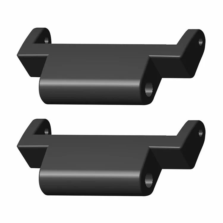 1 Par de Conector de Correia de Relógio em Liga de Zinco para Imoo Watch Phone Z / Q / D Series - Preto
