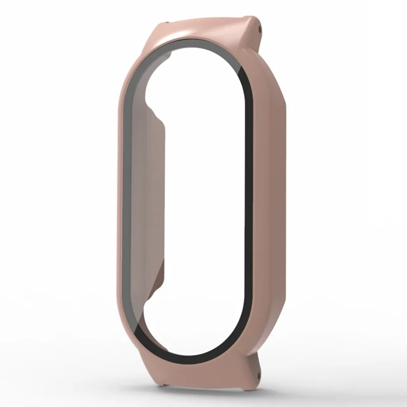 For Xiaomi Mi Band 7 / Band 7 NFC Watch Case Cover with Tempered Glass Screen Protector - Pink