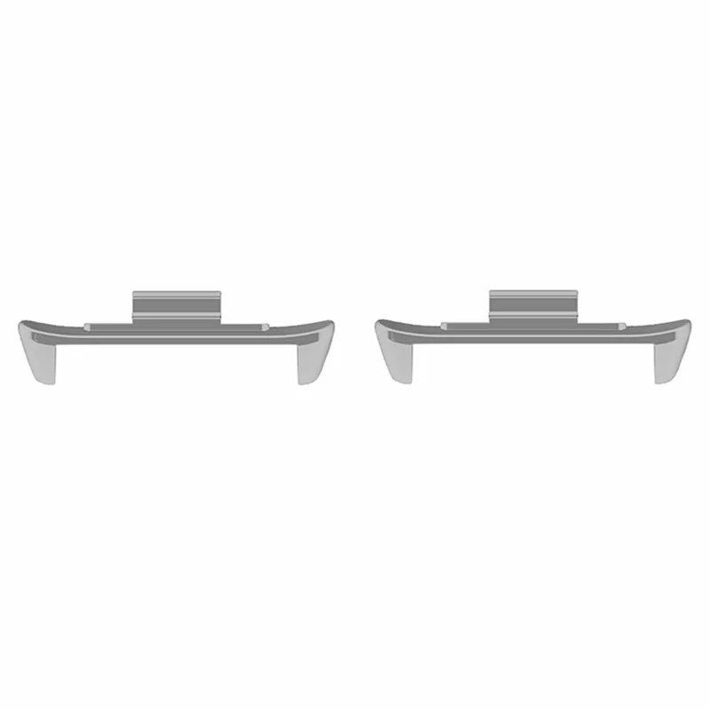 1 Pair for Xiaomi Redmi Watch 4 Metal Watch Strap Connector 22mm Adapter Accessory - Silver