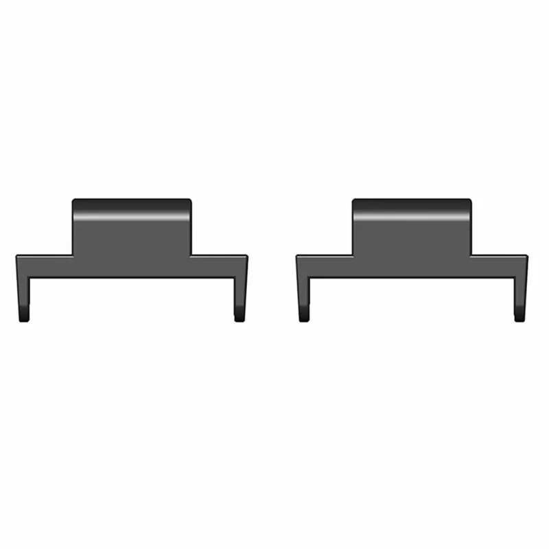 1 Pair Watch Band Adapter for Tissot PRX Seires T137.407 / 410 12mm to 20mm Connector Replacement Kit - Black