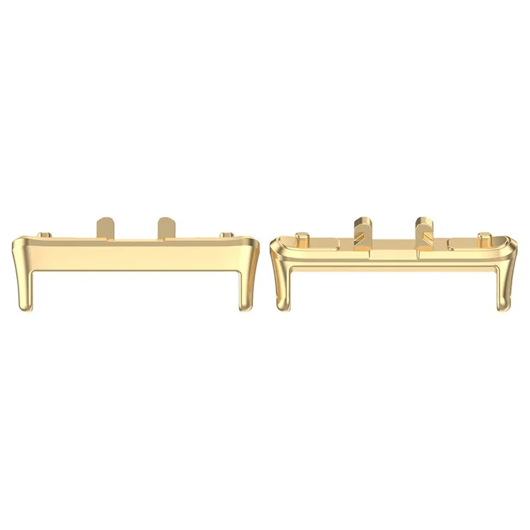 1 Par de Conector Para Samsung Galaxy Fit3 (SM-R390) Relógio de 18 mm Adaptador de Metal Strap - Ouro