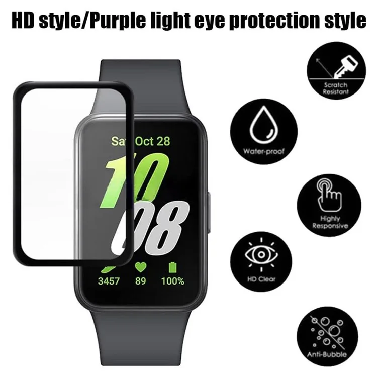 1Pcs For Samsung Galaxy Fit3 Watch Screen Protector 3D PET+PPT Screen Protective Film