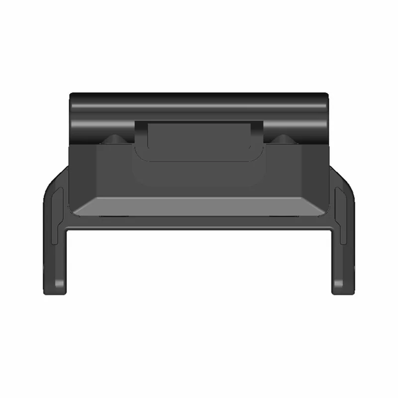 1 Pair Colored Connector for Garmin Smart Watch 26mm Watch Strap PC Adapter - Black