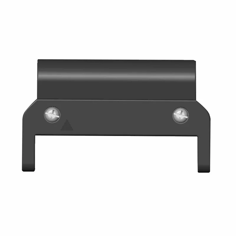 1 Pair Colored Connector for Garmin Smart Watch 26mm Watch Strap PC Adapter - Black