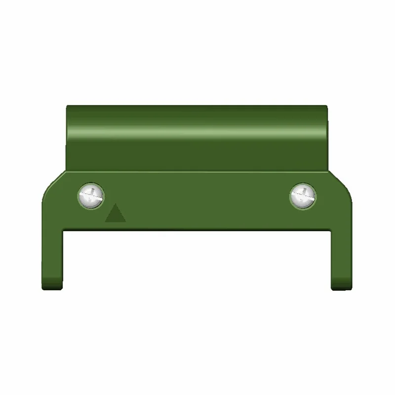 1 Pair PC Connector for Garmin Smart Watch 20mm Watch Strap Connection Adapter - Army Green