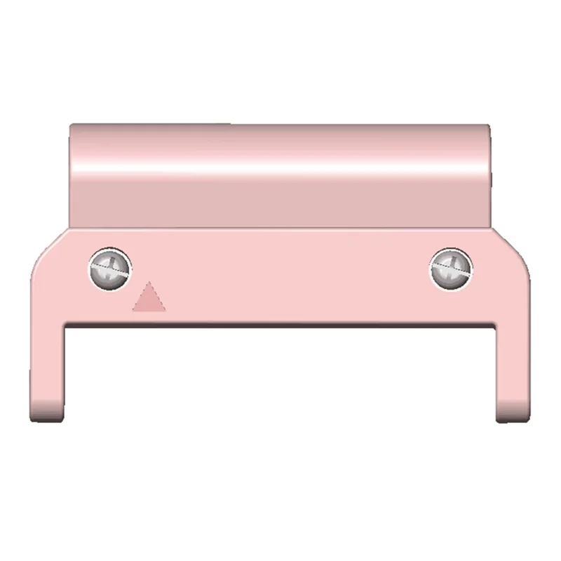 1 Pair For Garmin Fenix 7 22mm PC Watch Strap Connection Adapter Connector - Pink