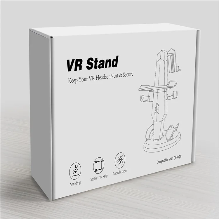R012 Para Oculus Quest 2 / 3 Suporte de Exibição VR Estação de Carregamento Rack de Armazenamento