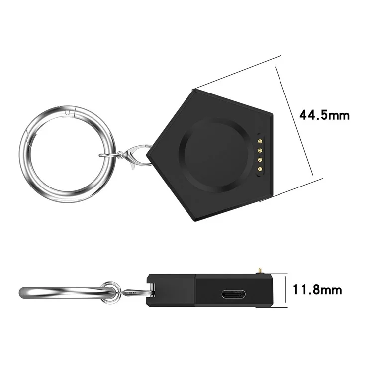 For Oppo Watch X / Watch X2 Mini / OnePlus Watch 2 Charging Dock Magnetic Watch Charger - Black