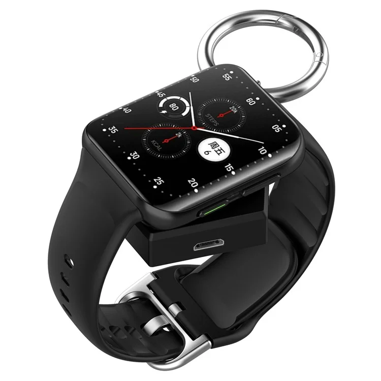 For Oppo Watch X / Watch X2 Mini / OnePlus Watch 2 Charging Dock Magnetic Watch Charger - Black